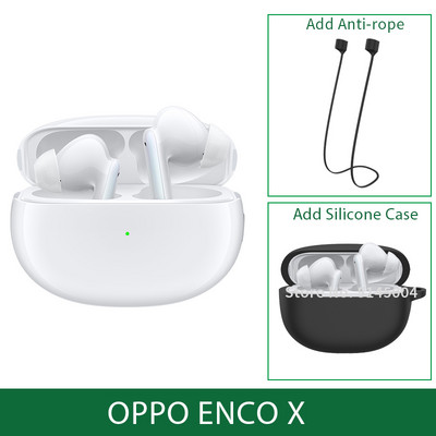 Ακουστικό Oppo Enco X TWS Bluetooth 5.2 LHDC 3 Mic Noise Cancelling True Wireless Headphones 25 ώρες Διάρκεια ζωής μπαταρίας για Find X5 Pro
