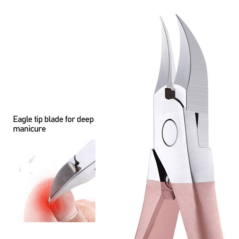 1kom Beauty Sharp zakrivljeni odstranjivač paronihije Škare za nokte Nožni prsti za manikuru Kliješta za mrtvu kožu Podrezivanje noktiju Grickalica