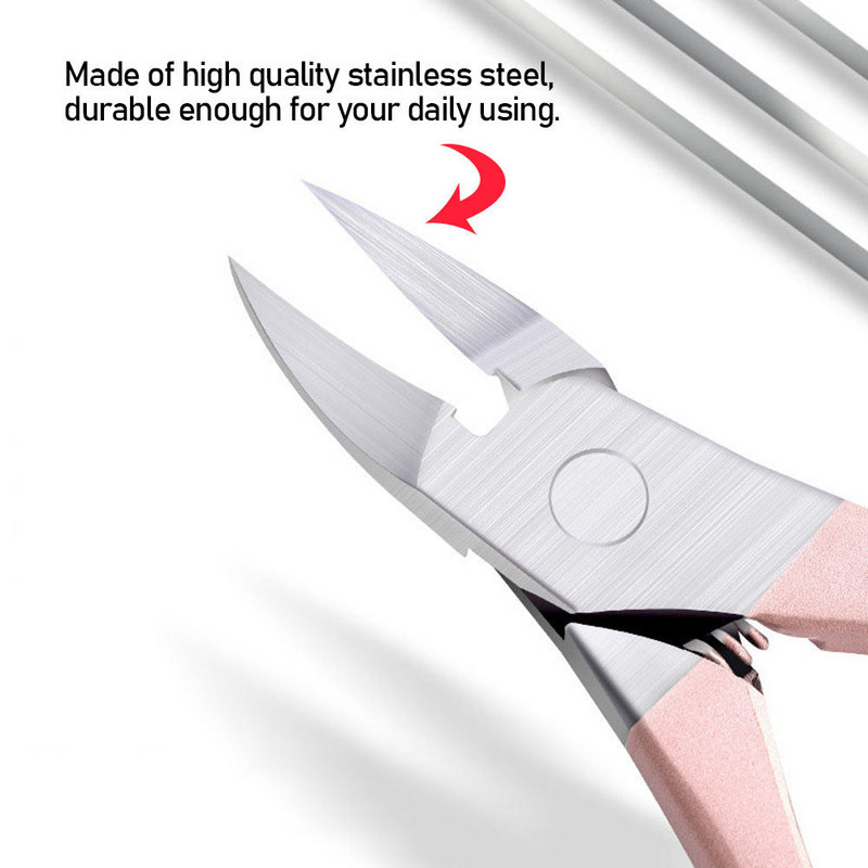 1kom Beauty Sharp zakrivljeni odstranjivač paronihije Škare za nokte Nožni prsti za manikuru Kliješta za mrtvu kožu Podrezivanje noktiju Grickalica