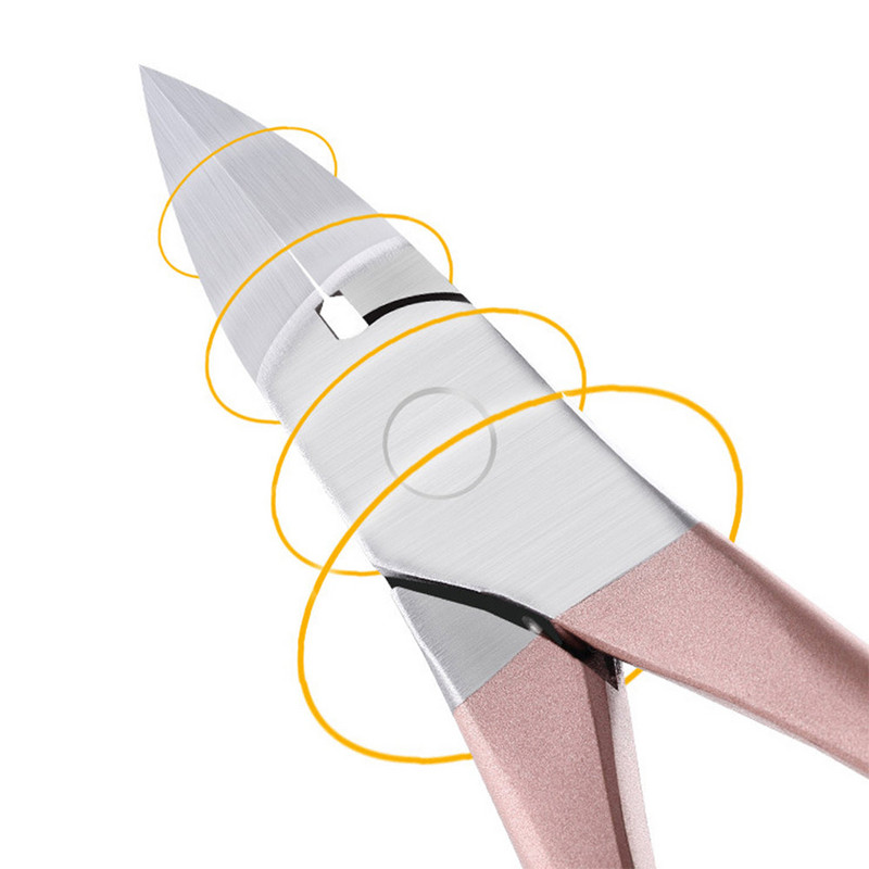 1kom Beauty Sharp zakrivljeni odstranjivač paronihije Škare za nokte Nožni prsti za manikuru Kliješta za mrtvu kožu Podrezivanje noktiju Grickalica