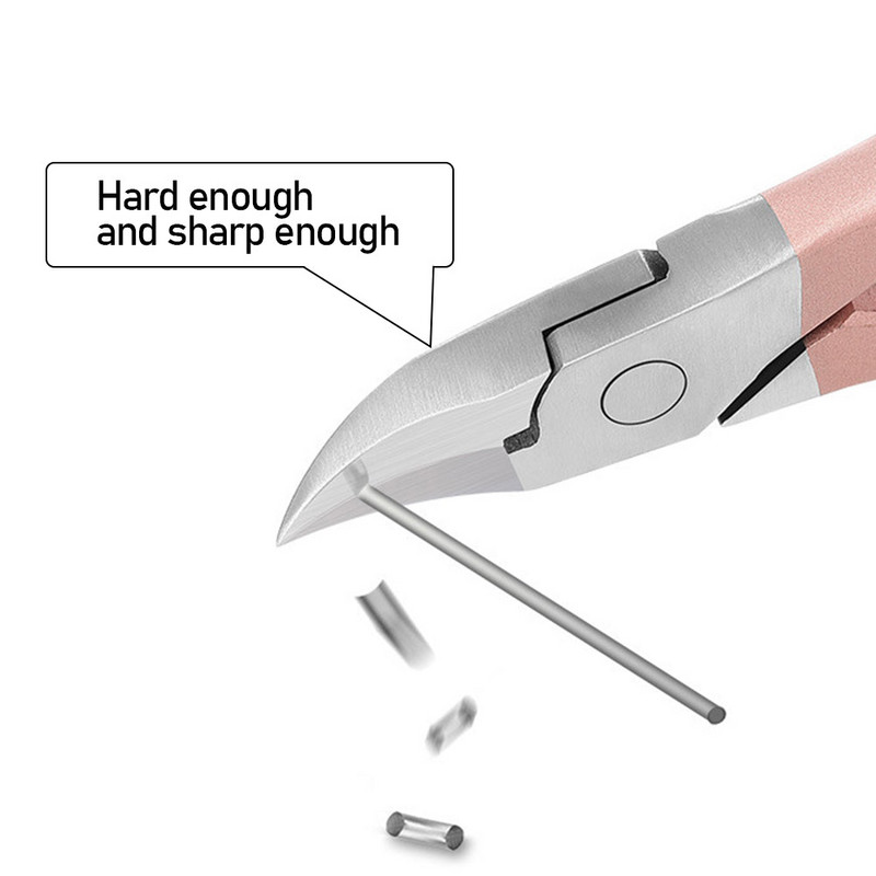 1kom Beauty Sharp zakrivljeni odstranjivač paronihije Škare za nokte Nožni prsti za manikuru Kliješta za mrtvu kožu Podrezivanje noktiju Grickalica