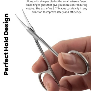 Ножици за кожички Ножици за кожички Тример за премахване на мъртва кожа Неръждаема стомана Професионални инструменти за ноктопластика Резачка за кожички