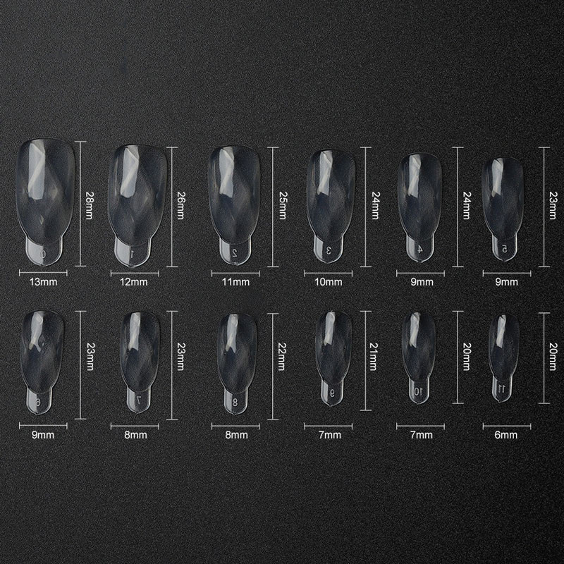 Kutija od 120 kom. Plastični dvostruki oblici Kalupi za nokte Brza izgradnja Poli UV gelovi Ekstenzija Prst Dijamantni gornji oblici Savjeti DIY Art Manikura