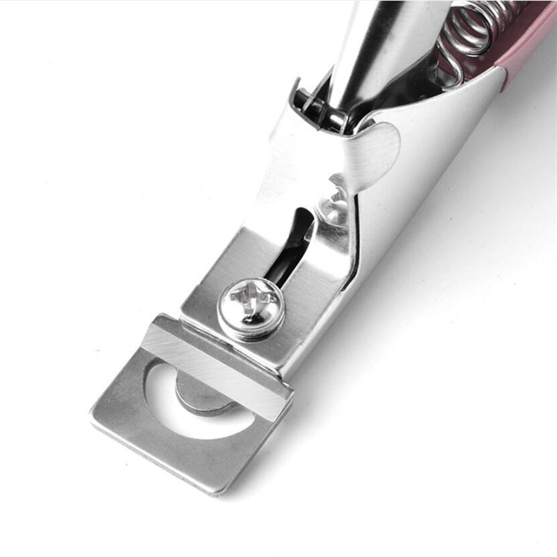 Professzionális Nail Art Clipper Speciális U-szó Hamis tippek Élvágók Manikűr Színes, rozsdamentes acél körömdíszítő eszközök