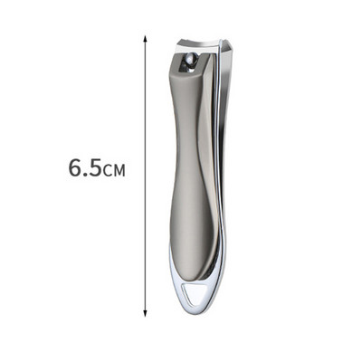 1vnt Delicate Craft Manikiūro Nagų kirpimo mašinėlės Apkarpykite nagus anglinio plieno nagų kirpimo mašinėlė Neslystančio dizaino manikiūro nagų priemonė