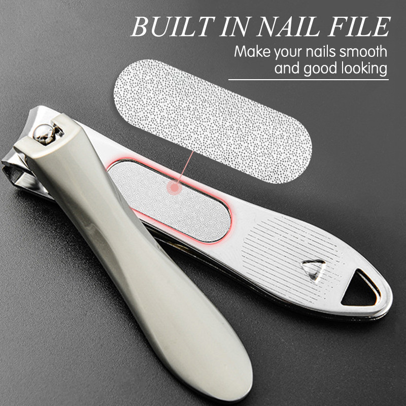 1vnt Delicate Craft Manikiūro Nagų kirpimo mašinėlės Apkarpykite nagus anglinio plieno nagų kirpimo mašinėlė Neslystančio dizaino manikiūro nagų priemonė