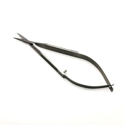 HYTOOS Škare od nehrđajućeg čelika Squeeze Ravne Škare za zanoktice Rezač mrtve kože Otvorene oči Mikroškare Alati za manikuru 12 cm