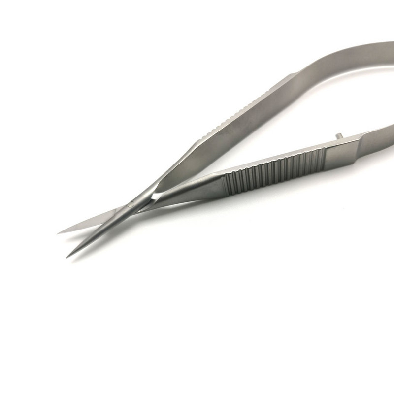 HYTOOS Škare od nehrđajućeg čelika Squeeze Ravne Škare za zanoktice Rezač mrtve kože Otvorene oči Mikroškare Alati za manikuru 12 cm