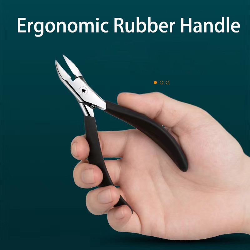 Oštre zakrivljene škare za nokte od nehrđajućeg čelika Njega urasle pedikure Kliješta za manikuru Alati Rezači za nokte Klješta