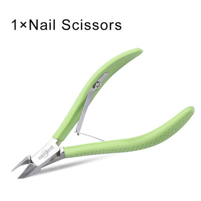 Brainbow 1kom Škarice za zanoktice od nehrđajućeg čelika Nokti na rukama i nogama Manikura Škare Rezač za nokte Trimer Alat za pedikuru