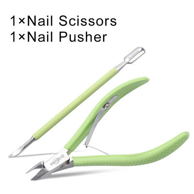 Brainbow 1kom Škarice za zanoktice od nehrđajućeg čelika Nokti na rukama i nogama Manikura Škare Rezač za nokte Trimer Alat za pedikuru