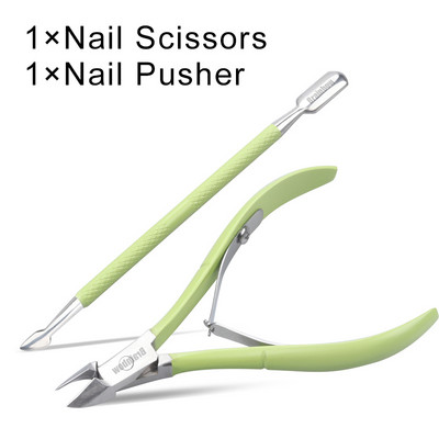 Brainbow 1kom Škarice za zanoktice od nehrđajućeg čelika Nokti na rukama i nogama Manikura Škare Rezač za nokte Trimer Alat za pedikuru