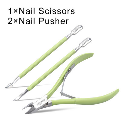 Brainbow 1kom Škarice za zanoktice od nehrđajućeg čelika Nokti na rukama i nogama Manikura Škare Rezač za nokte Trimer Alat za pedikuru