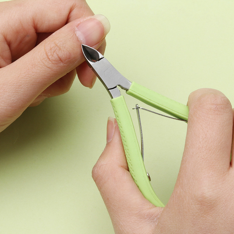 Brainbow 1kom Škarice za zanoktice od nehrđajućeg čelika Nokti na rukama i nogama Manikura Škare Rezač za nokte Trimer Alat za pedikuru