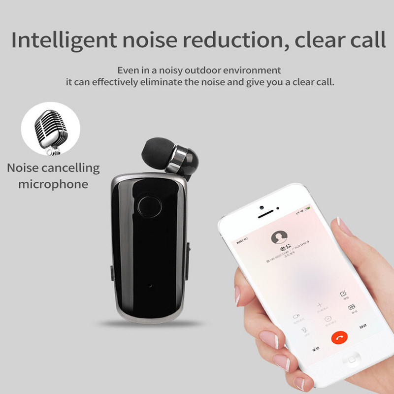 K39 bežične Bluetooth slušalice za slušalice s mikrofonom CSR čip Vibrirajuće upozorenje za uši Slušalice za nošenje bez upotrebe ruku