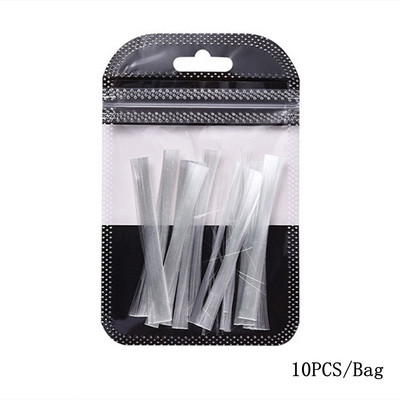 Sfaturi de extensie din fibră de sticlă pentru unghii Mătase nețesute Gel UV pentru unghii franceză Fibră de construcție Manichiură Artă Forme pentru unghii Hârtie de extensie pentru salon