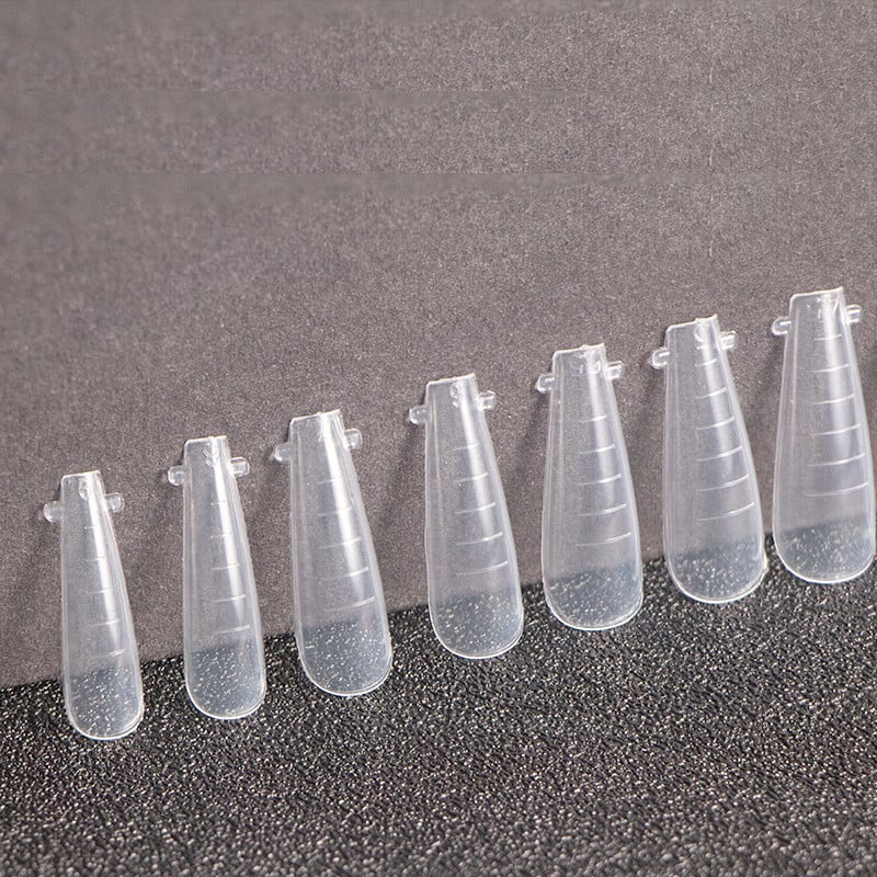 120 vnt. / Dėžutė polių nagų želė statybinė forma netikrų nagų antgaliai pelėsių manikiūro priauginimo gelio salonas „pasidaryk pats“ viršutinės formos dvigubos formos