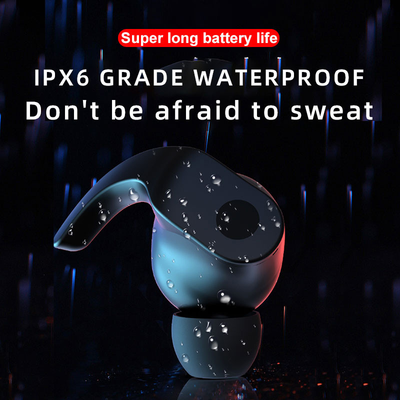 Bluetooth austiņas mūzika bezvadu austiņas sporta austiņas ar āķi ar stereo mikrofonu ar trokšņu samazināšanu bezmaksas piegāde