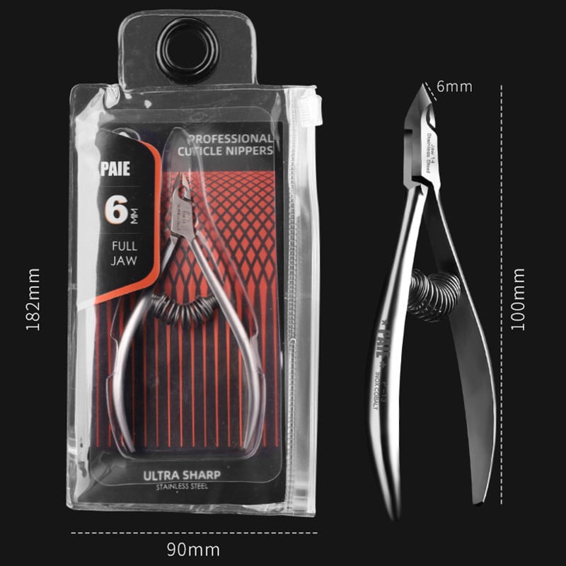 Oštre proljetne manikirne štipaljke za zanoktice Rezač mrtve kože za nokte Oštre škare za nokte Set za manikuru Alati za pedikiranje Škare za zanoktice
