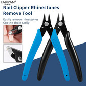 Oțel inoxidabil Nail Art Clipper Remover Strass Cutter Clește Lanț Foarfece Manichiură Foraj Clip Instrumente