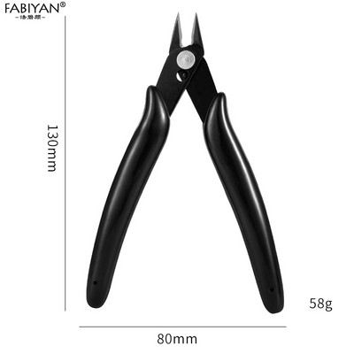 Oțel inoxidabil Nail Art Clipper Remover Strass Cutter Clește Lanț Foarfece Manichiură Foraj Clip Instrumente