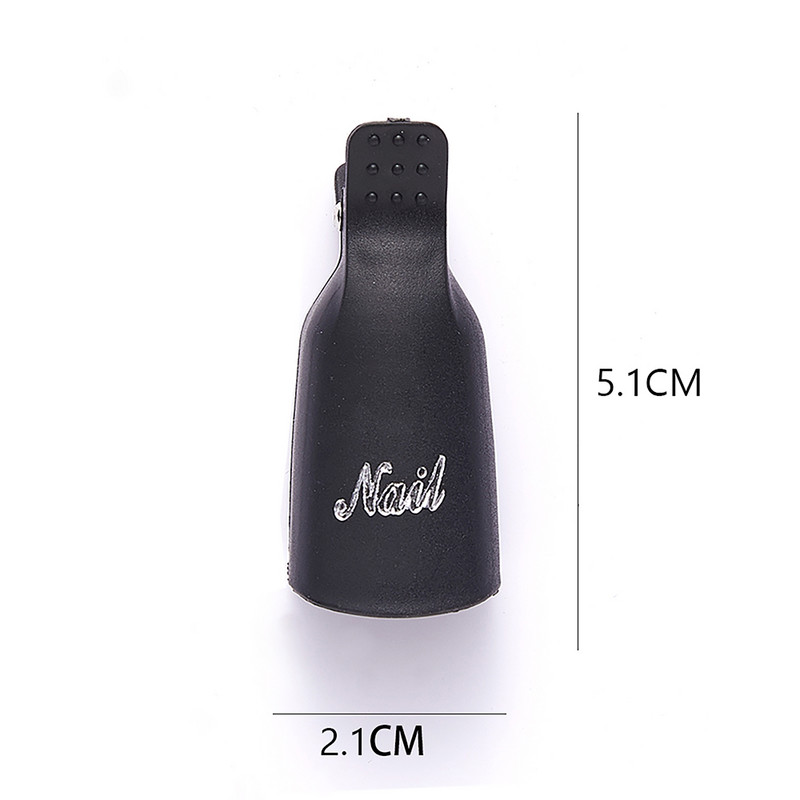 10 vnt. gelinio lako valiklis, nuriebalinamasis lakas Pašalinti gelinį nagų lako segtukus, gaubtelius Nagų valiklis, gelis nagų valiklis, manikiūro įrankiai WF-004