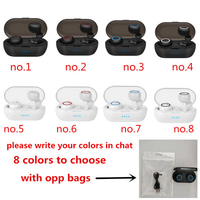 5/10PCS Y50 Χονδρικό Ασύρματο ακουστικό Bluetooth Gamer Y50 Tws Gamers Headphones Blutooth Ακουστικά Hifi για τηλέφωνο Handfree Πώληση