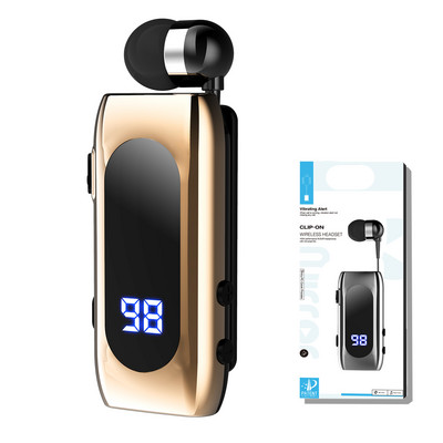 Trouvaille K55 Bluetooth 5.2 Ασύρματο Ακουστικό Καλώδιο Organizer Ακουστικά Wire Winder Ακουστικό Μονό κλιπ στη θήκη Lotus 2022 Νέο