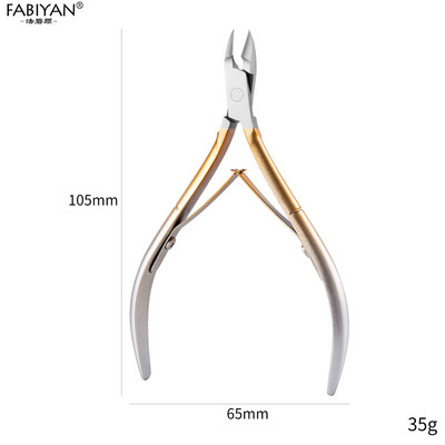 Klješta za zanoktice od nehrđajućeg čelika Odstranjivač mrtve kože Škare za rezanje Rainbow Kliješta Metalni alati za nail art Manikura Pedikura