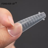2023 NOU, 120 buc XXL, forme de unghii extra lungi, sicriu, sfaturi pentru unghii false, pentru constructii rapide, matrite cu gel pentru unghii, pentru constructii cu gel UV, forme de plastic.