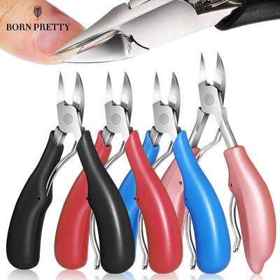 BORN PRETTY Professional Nail Art Clipper Nipper Dead Skin Shear Στίλβωση από ανοξείδωτο ατσάλι Κόφτης νυχιών ψαλίδι Εργαλεία περιποίησης νυχιών