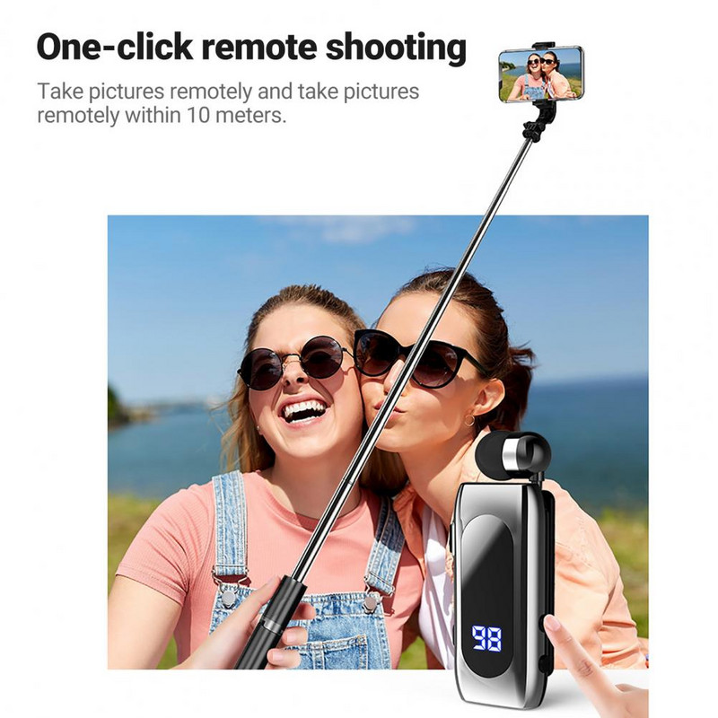 K55 Bežične slušalice s kukicom za uho Bluetooth-kompatibilne 5.2 slušalice Slušalice za jedno uho IPX5 Vodootporne sportske Lavalier slušalice