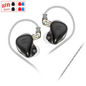 KZ ZEX Pro Electrostatic +Dynamic+Balanced slušalice s poništavanjem buke Sportske igre Odvojivi kabel In-Ear HIFI slušalice KZ EDX ZAS