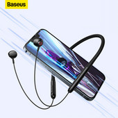 Baseus Bowie P1 Neck Wireless Bluetooth 5.2 Ακουστικά Sports Running Headset Αδιάβροχα αθλητικά ακουστικά, διάρκεια ζωής μπαταρίας 25 ώρες
