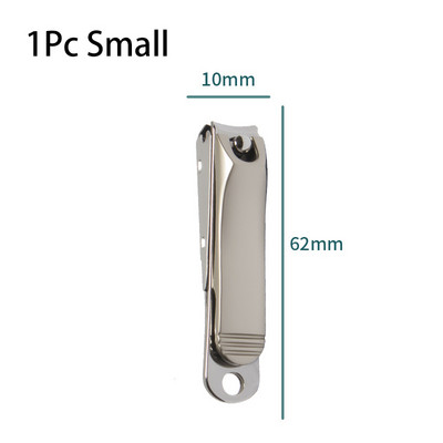 Nagų kirpimo mašinėlė nerūdijančio plieno pedikiūro įrankiai manikiūro peilis nagų kirpimo mašinėlė kelioninis nagų kirpimas 1/2 vnt.