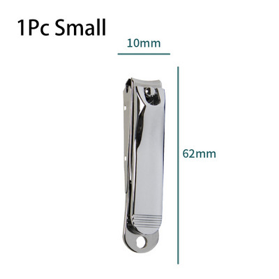 Nagų kirpimo mašinėlė nerūdijančio plieno pedikiūro įrankiai manikiūro peilis nagų kirpimo mašinėlė kelioninis nagų kirpimas 1/2 vnt.