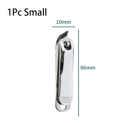 Nagų kirpimo mašinėlė nerūdijančio plieno pedikiūro įrankiai manikiūro peilis nagų kirpimo mašinėlė kelioninis nagų kirpimas 1/2 vnt.