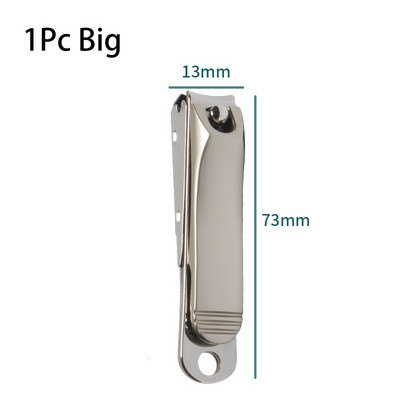 Nagų kirpimo mašinėlė nerūdijančio plieno pedikiūro įrankiai manikiūro peilis nagų kirpimo mašinėlė kelioninis nagų kirpimas 1/2 vnt.