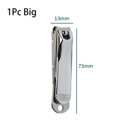 Nagų kirpimo mašinėlė nerūdijančio plieno pedikiūro įrankiai manikiūro peilis nagų kirpimo mašinėlė kelioninis nagų kirpimas 1/2 vnt.