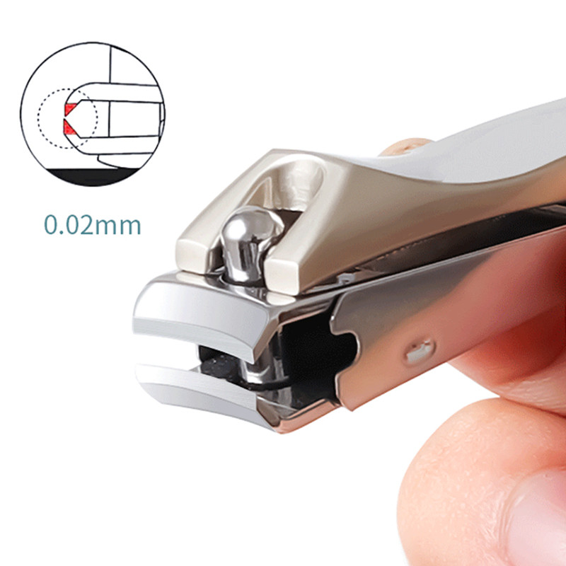 Nagų kirpimo mašinėlė nerūdijančio plieno pedikiūro įrankiai manikiūro peilis nagų kirpimo mašinėlė kelioninis nagų kirpimas 1/2 vnt.