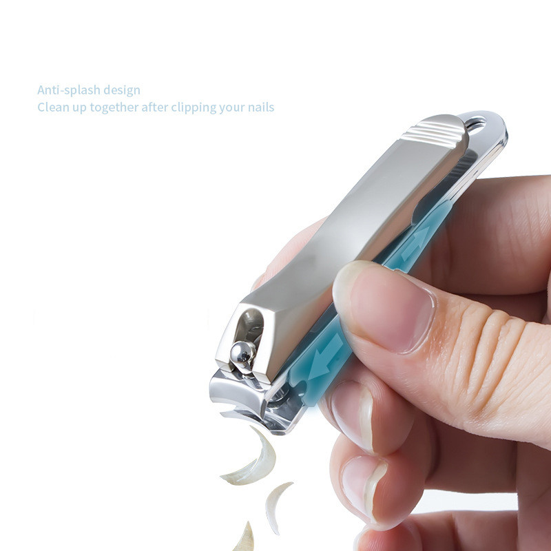 Nagų kirpimo mašinėlė nerūdijančio plieno pedikiūro įrankiai manikiūro peilis nagų kirpimo mašinėlė kelioninis nagų kirpimas 1/2 vnt.