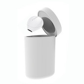 Mini Pods láthatatlan Bluetooth autós fülhallgató mikrofonnal/vízálló/nano méretű/egy gombos vezérlés/töltő tok/15 óra játékidő