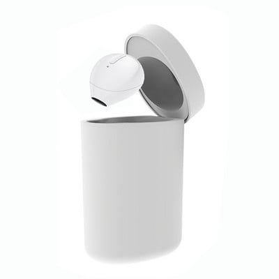 Mini Pods láthatatlan Bluetooth autós fülhallgató mikrofonnal/vízálló/nano méretű/egy gombos vezérlés/töltő tok/15 óra játékidő