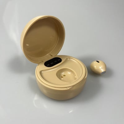 Mini Pods láthatatlan Bluetooth autós fülhallgató mikrofonnal/vízálló/nano méretű/egy gombos vezérlés/töltő tok/15 óra játékidő