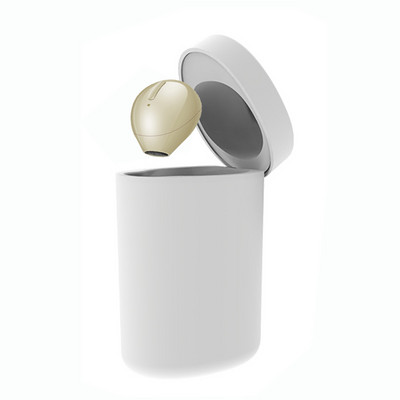 Mini Pods láthatatlan Bluetooth autós fülhallgató mikrofonnal/vízálló/nano méretű/egy gombos vezérlés/töltő tok/15 óra játékidő