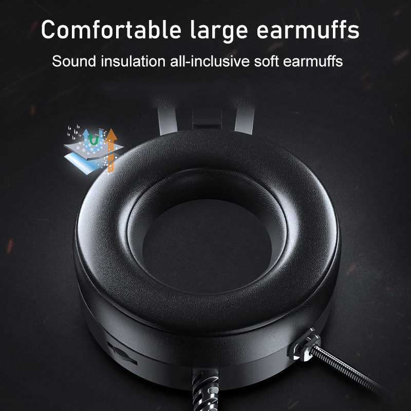 Herné slúchadlá MC pre počítač, e-športové herné slúchadlá s mikrofónom, profesionálne káblové slúchadlá pre PS4, stereo slúchadlá cez uši