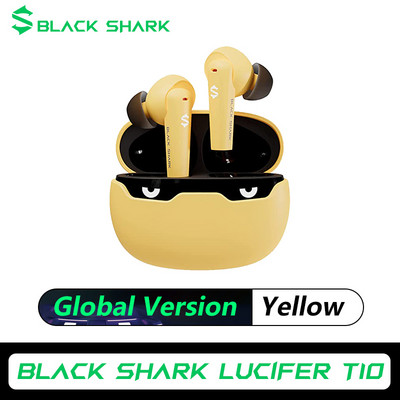 Black Shark Lucifer T10 BS-T10 Ture Wireless Earbuds 45ms Ultra Low Latency 10mm Πρόγραμμα οδήγησης 24ωρο χρόνο αναπαραγωγής