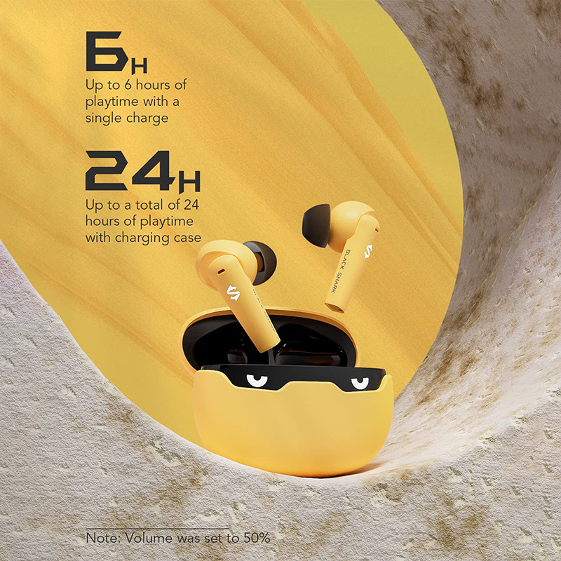 Black Shark Lucifer T10 BS-T10 Ture Wireless Earbuds 45ms Ultra Low Latency 10mm Πρόγραμμα οδήγησης 24ωρο χρόνο αναπαραγωγής