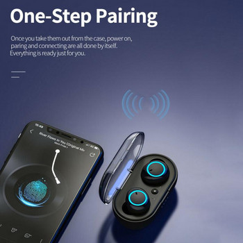 TWS Bluetooth Ακουστικά Ασύρματα ακουστικά 9D HiFi Stereo Headset with Mic 3000mAh Charging Box Sports Earbuds Δωρεάν αποστολή