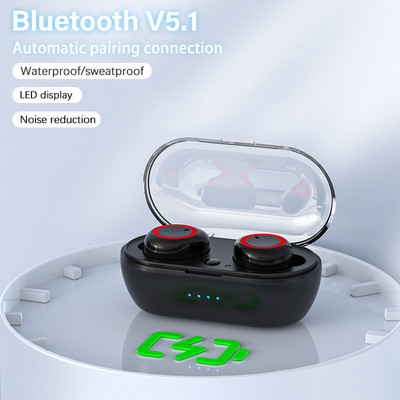 TWS Bluetooth slúchadlá Bezdrôtové slúchadlá 9D HiFi stereo slúchadlá s mikrofónom 3000mAh nabíjací box Športové slúchadlá do uší Doprava zadarmo